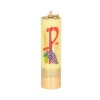Świeca olejowa żółta z PAX 22 × 6,3 cm - widok produktu
