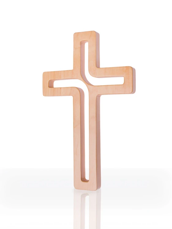 Nowoczesny krzyż z wycięciem