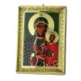 Our Lady of Częstochowa Icon made of metal