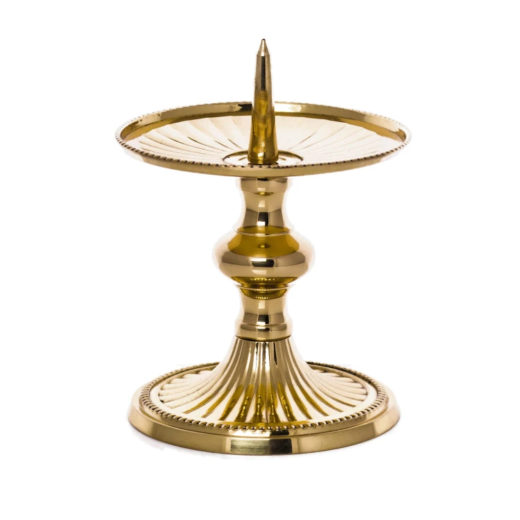 Lichtarz mosiężny, 8,5 cm