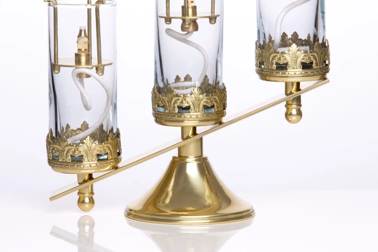 Lampa olejowa, stojąca