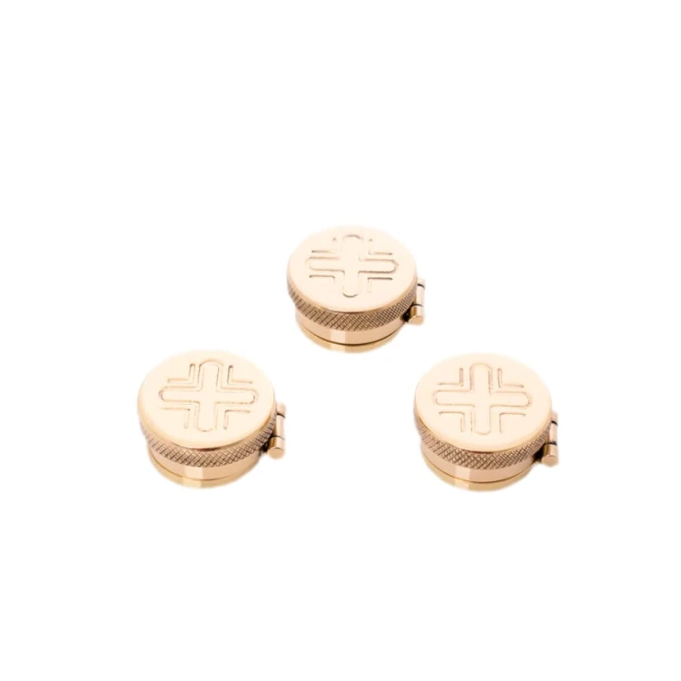 Mosiężny pojemnik na olej święty