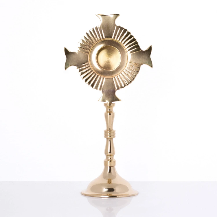 Relikwiarz mosiężny