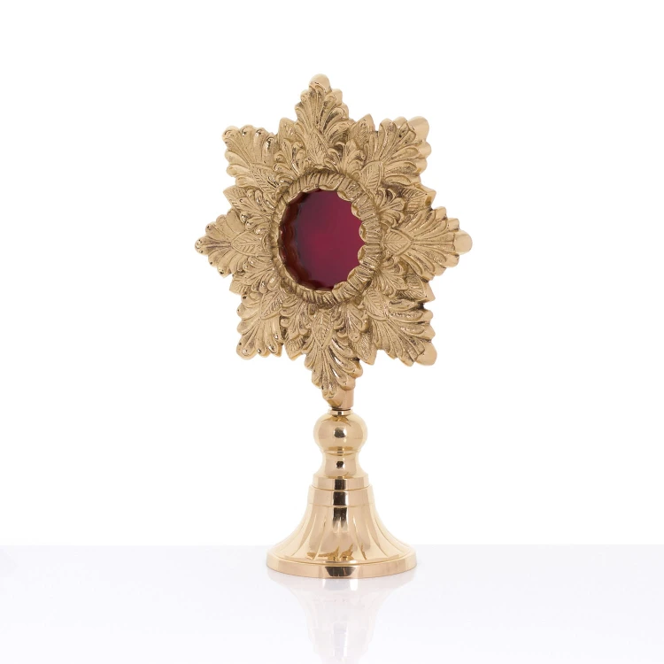 Relikwiarz mosiężny