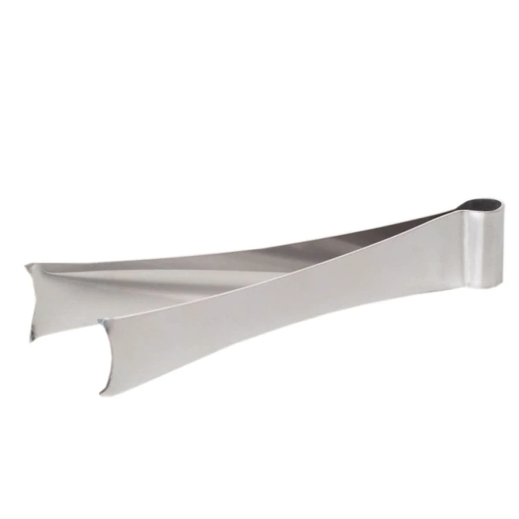 Steel charcoal tongs