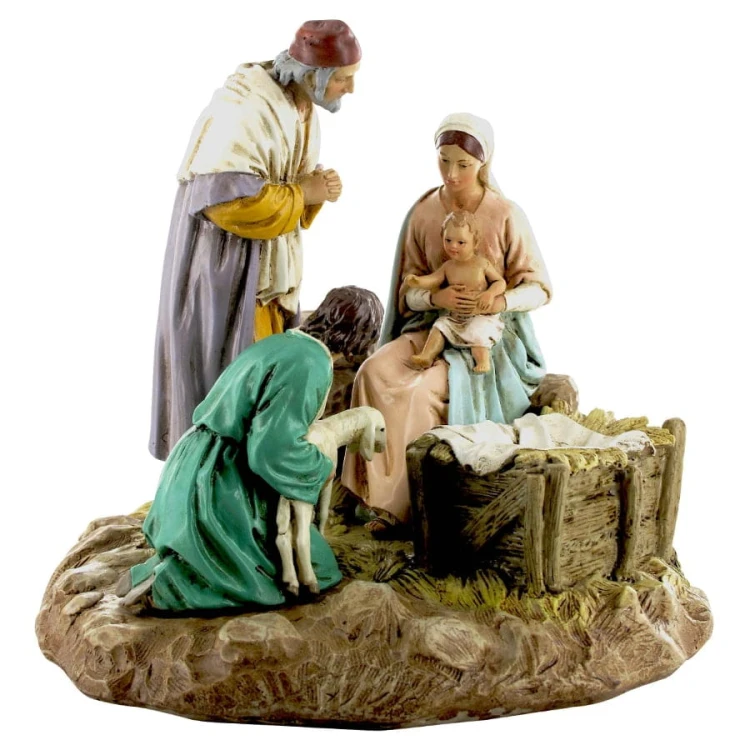 Figura do szopki, Święta Rodzina,16 cm