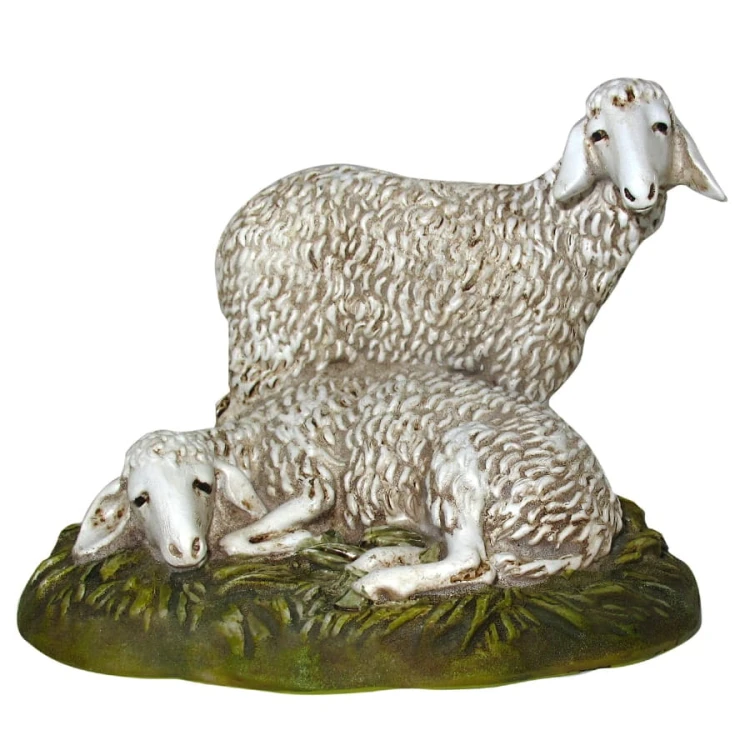 Figurka owieczek do szopki, 16 cm