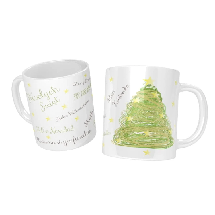 A cup for Christmas greeting