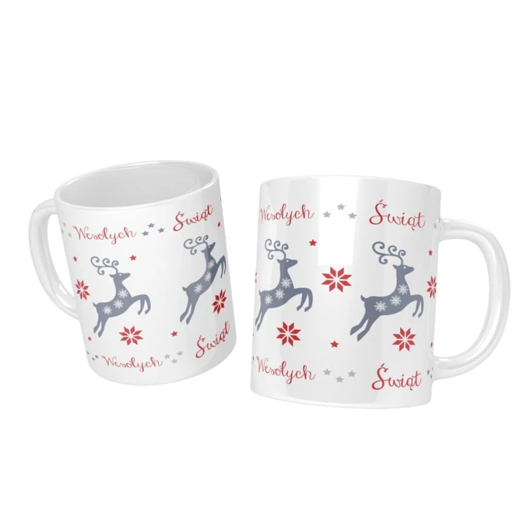 Christmas mug with reindeer
