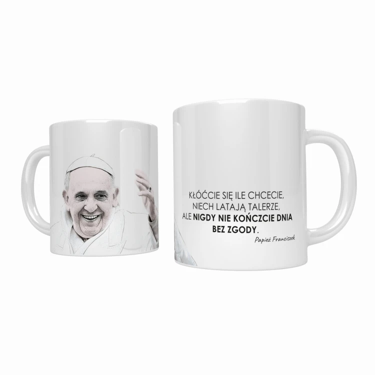 Kubek ceramiczny Ojciec Święty Franciszek