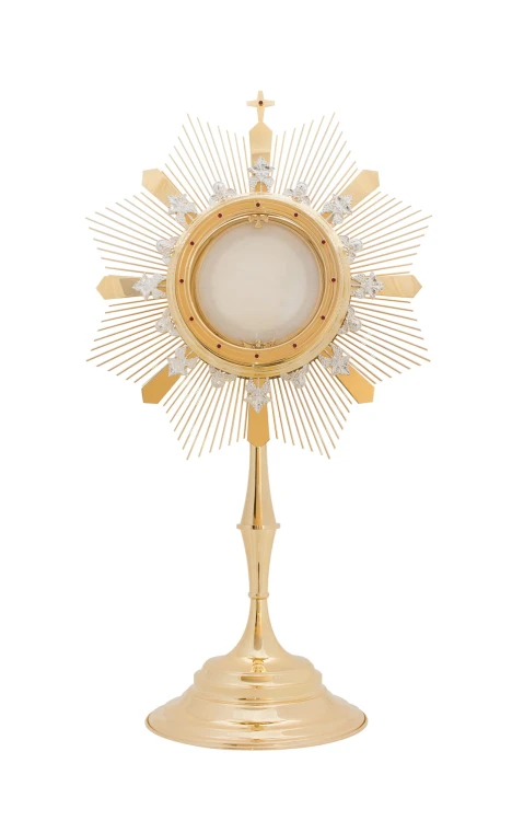 Monstrancja złocona 76 cm