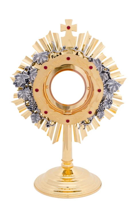 Monstrancja z winoroślą 31 cm
