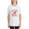 Koszulka religijna Jesus loves you