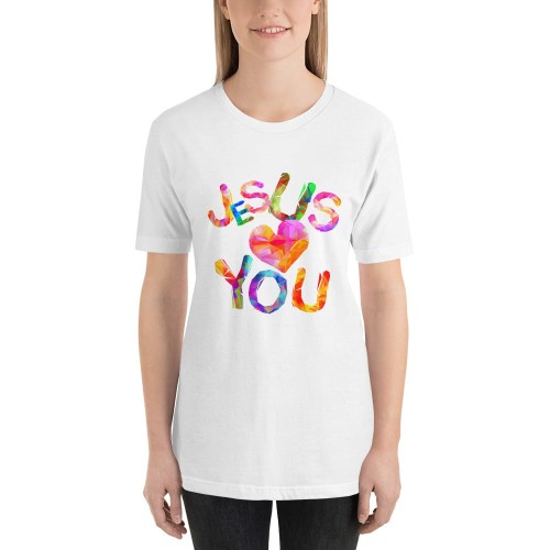 Koszulka religijna Jesus loves you