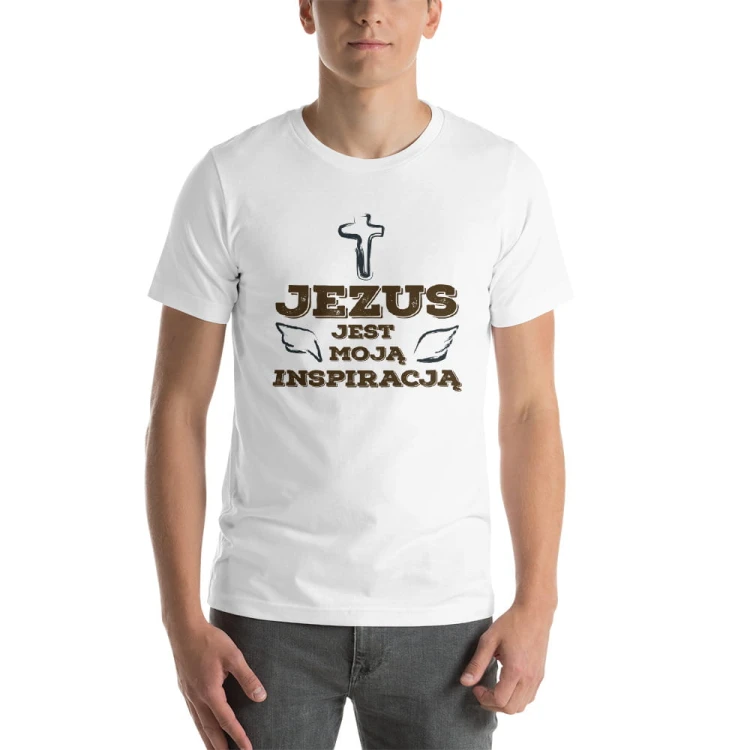 Koszulka religijna Jezus jest moją inspiracją