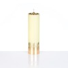 Świeca liturgiczna olejowa żółta, 22 cm