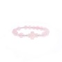 Bransoletka z kamienia kwarc różowy