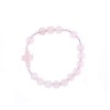 Bransoletka z kamienia kwarc różowy
