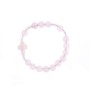 Bransoletka z kamienia kwarc różowy