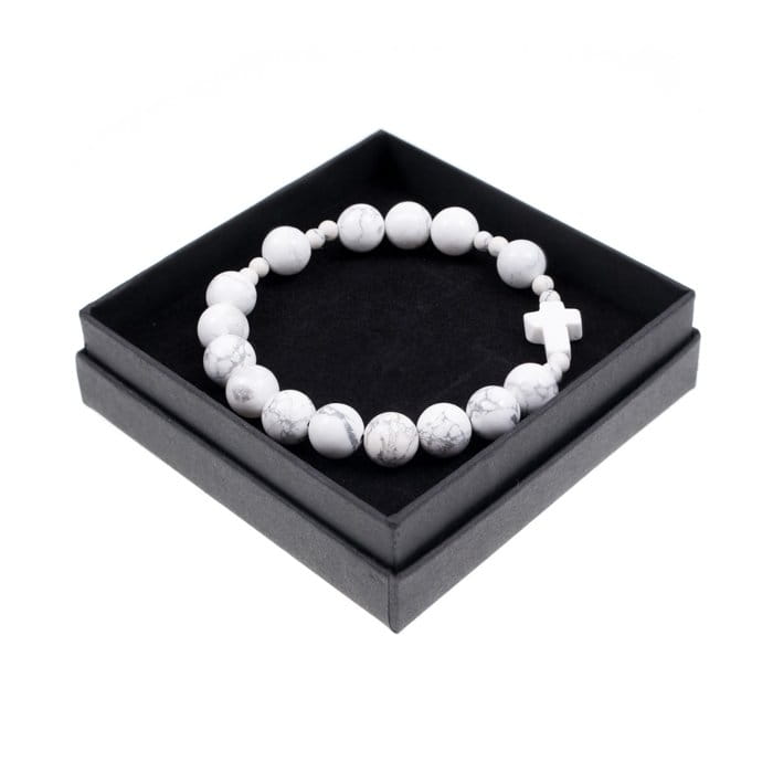 Bransoletka z kamienia howlit