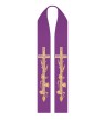 Stuła haftowana symbol Krzyża i grona