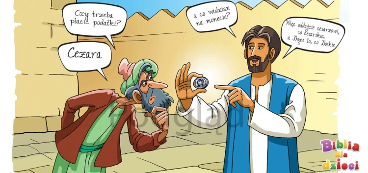 Kubek religijny Podatki i sprawy Boże