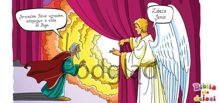 Kubek religijny Objawienie św. Jana