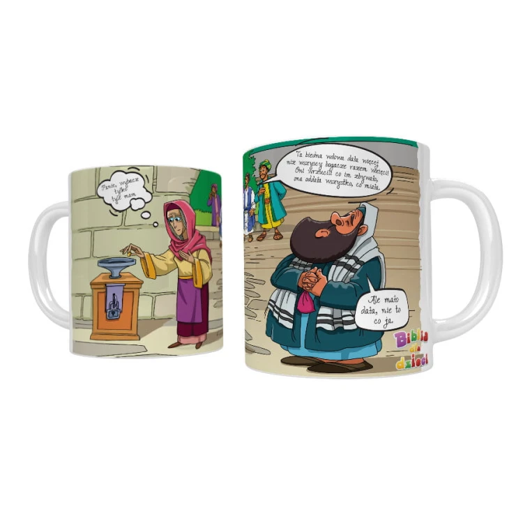 Kubek religijny Wdowi grosz