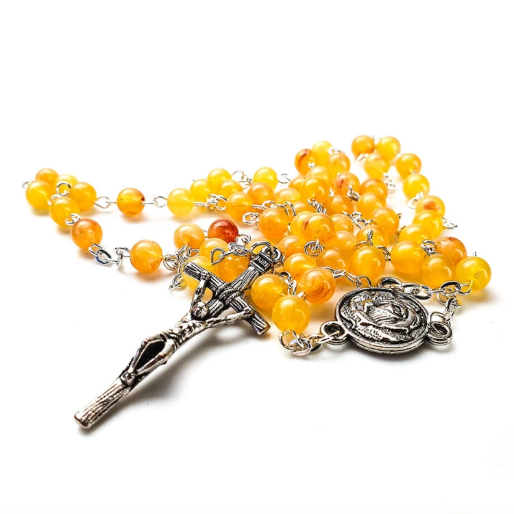 Różaniec bursztyn jasny