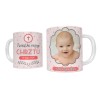 Kubek pamiątka Chrztu z personalizacją dla dziewczynki