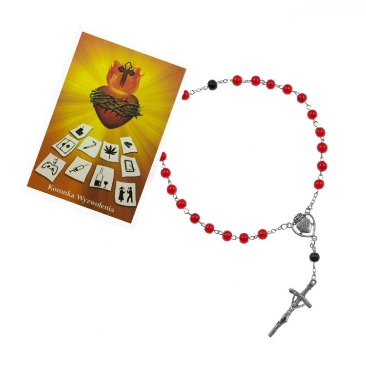 Koronka Wyzwolenia z instrukcją modlitwy