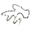 Hematite rosary for First Holy Communion for children