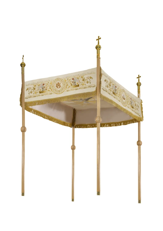 Embroidered processional canopy