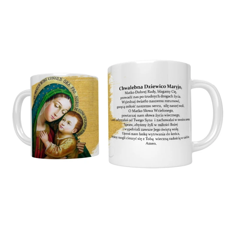 Kubek religijny Matka Boża Dobrej Rady