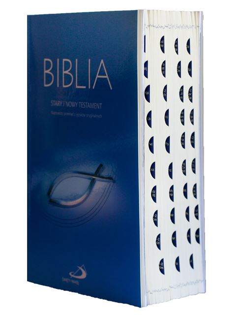 Biblia z rybką, niebieska z paginatorami.jpg