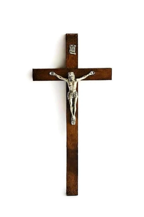 Krzyż drewniany prosty 15 cm