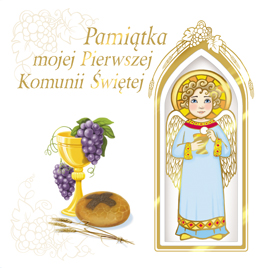 Pamiątka mojej Pierwszej Komunii Świętej z aniołkiem.jpg