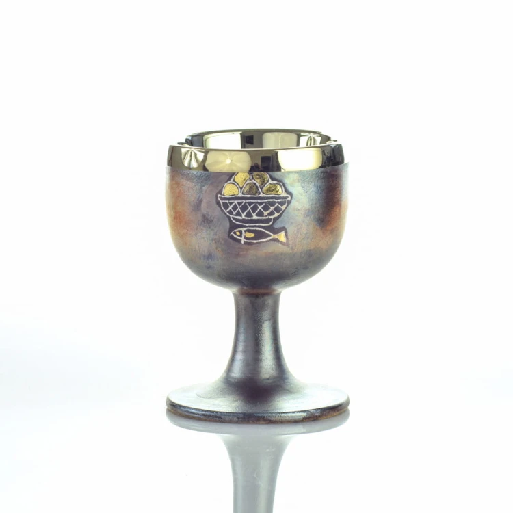 Zestaw liturgiczny, ceramika włoska, cotto antico Pompei.jpg