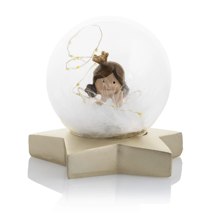 Figurka kula z  aniołkiem, LED.jpg