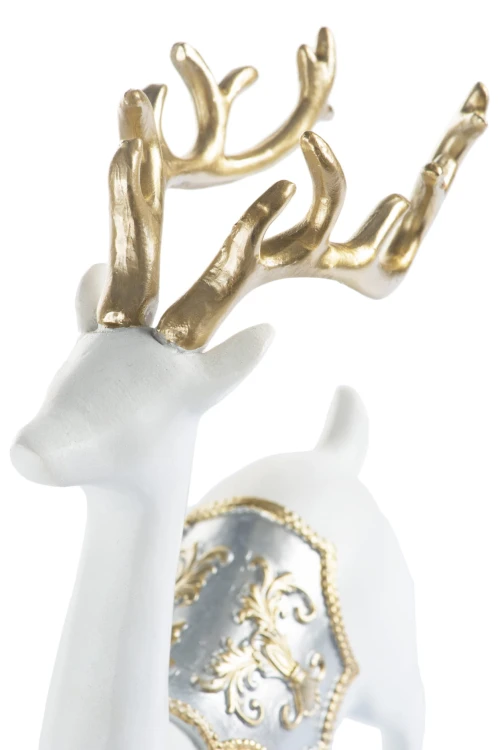 Figurka żywiczna renifer, dekoracja świąteczna