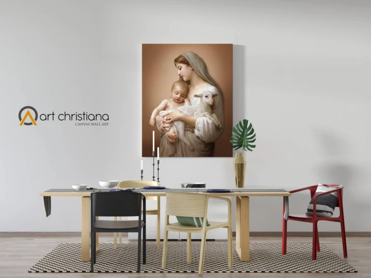 Obraz na płótnie canvas, Matka Boża z Dzieciątkiem-Art Christiana wiz.jpg