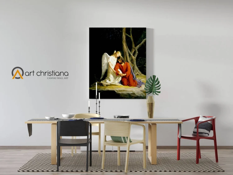 Obraz na płótnie canvas, Jezus w Getsemani-Art Christiana wiz.jpg