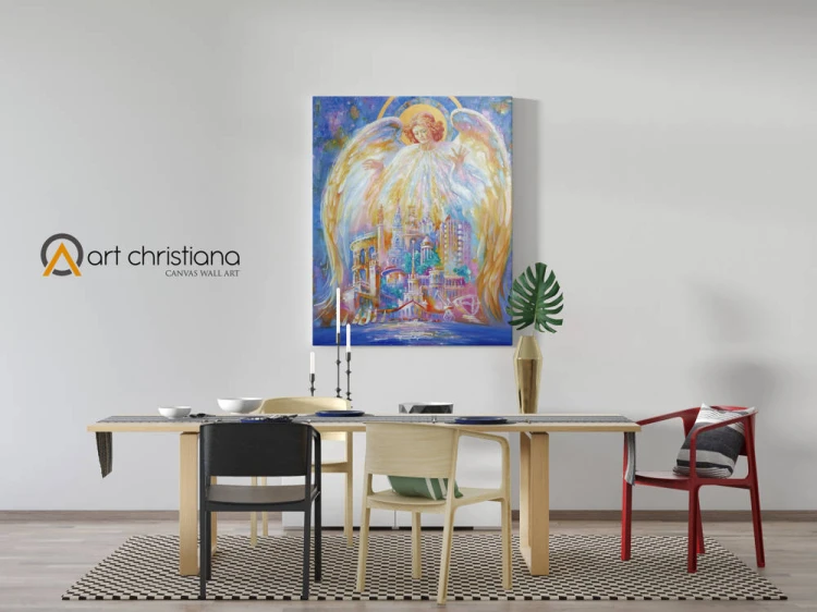 Obraz na płótnie canvas, anioł abstrakt-Art Christiana wiz.jpg