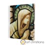 Obraz na płótnie canvas, Matka Boska witraż-Art Christiana.jpg