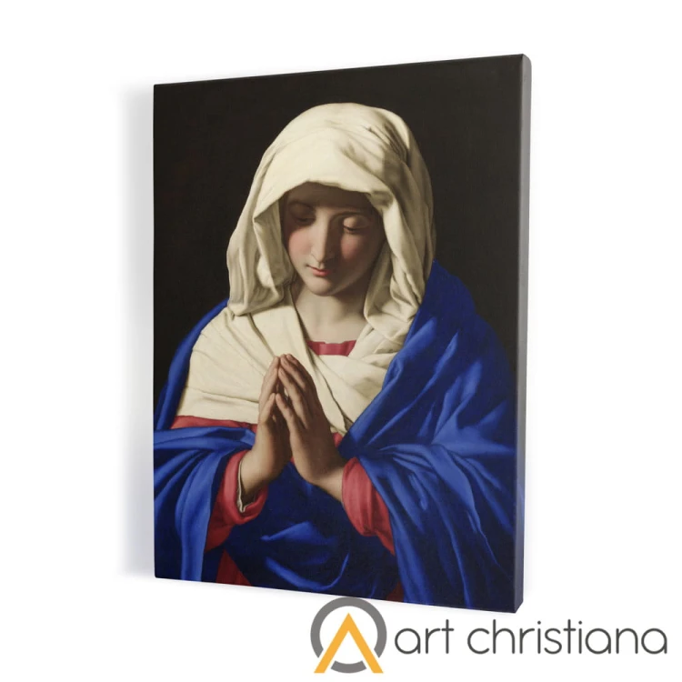 Obraz na płótnie canvas, Matka Boska modlaca-Art Christiana.jpg