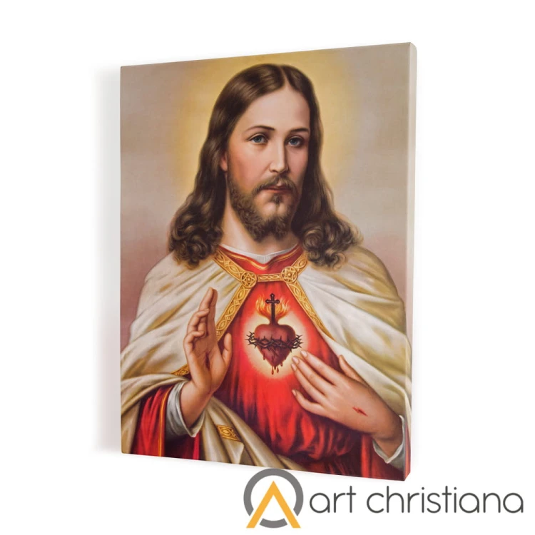 Obraz na płótnie canvas, Serce Jezusa 2-Art Christiana.jpg