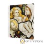 Obraz na płótnie canvas z Świętą Rodziną witraż Art Christiana.jpg