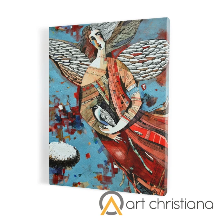 Obraz na płótnie canvas, anioł abstrakcja-Art Christiana.jpg