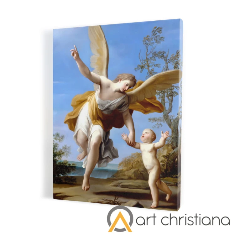 Obraz na płótnie canvas, Anioł Stróż-Art Christiana.jpg