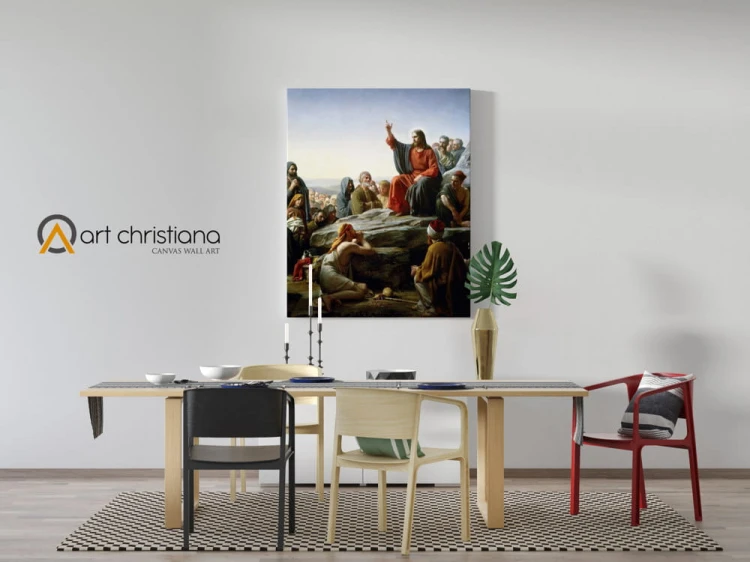 Obraz na płótnie Nauczanie na górze -Art Christiana wiz.jpg